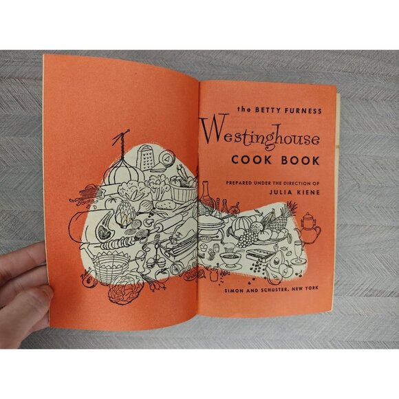 The Betty Furness Westinghouse Cookbook 1954 First Printing Hardcover Green - Picture 6 of 14